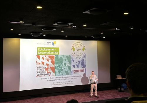 Echokammer-Netzwerkanlass im Kino Cinepol, Sins