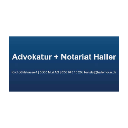 Logo Advokatur + Notariat Haller Muri